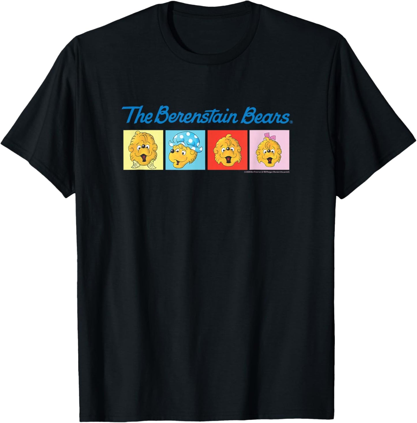Pop Art Characters Vintage Book T-Shirt - T-Shirt | Black