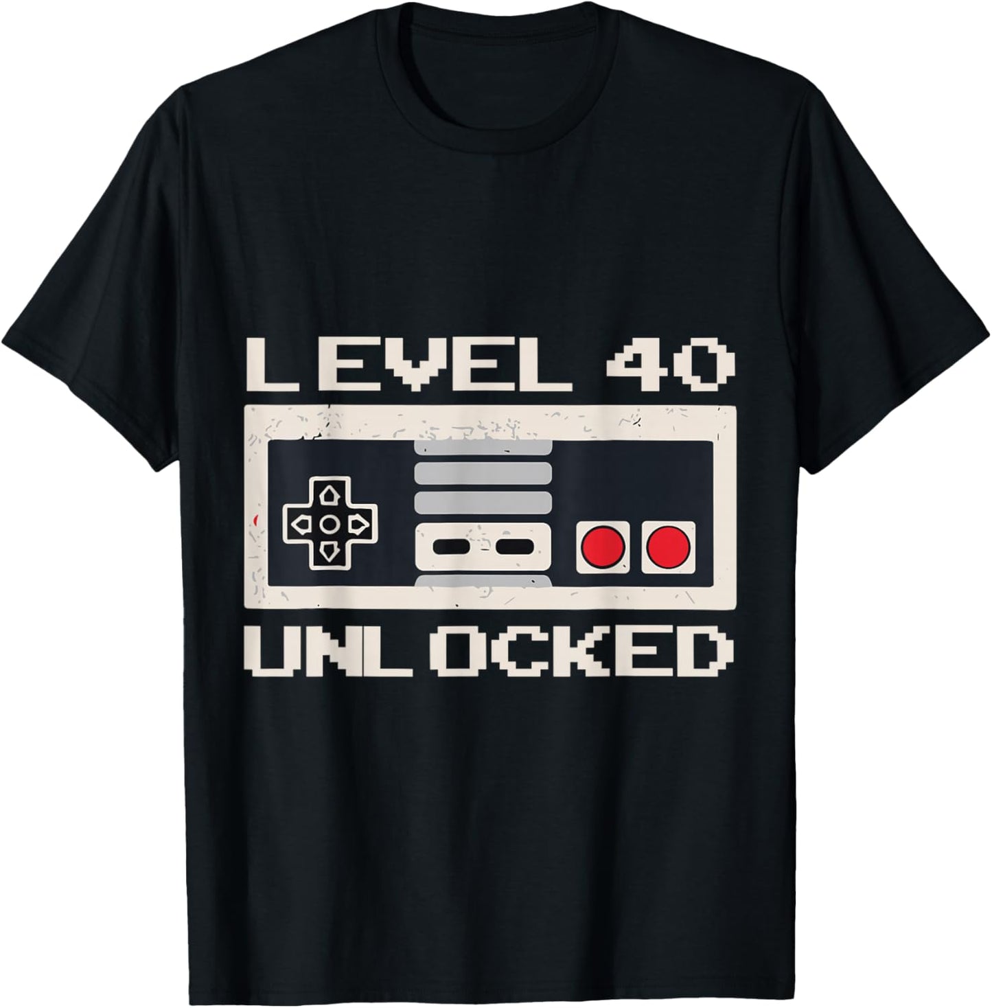 Unlock Level 40 Years Ago 40th Birthday Shirts Men T-Shirt - T-Shirt | Black