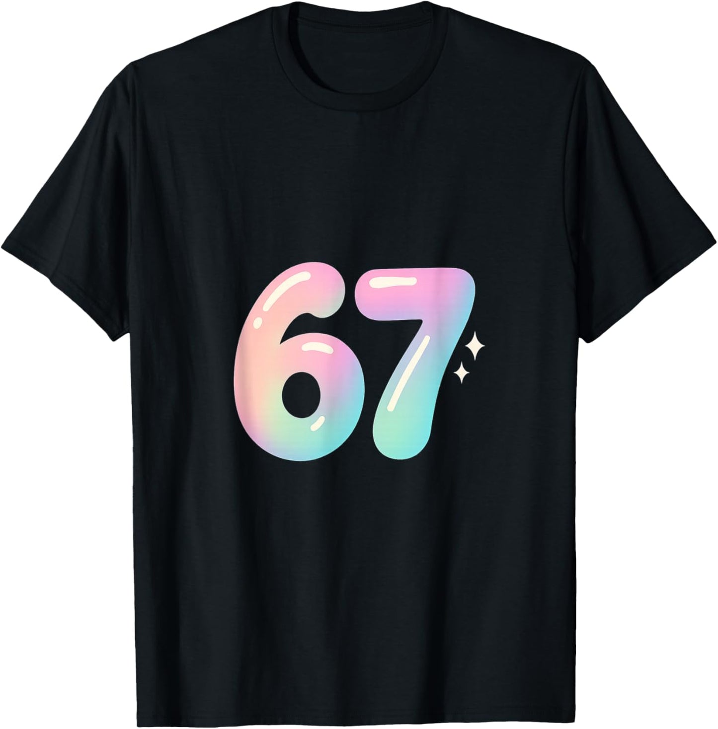 67 Aura Energy Alpha Slang Internet Meme T-Shirt - T-Shirt | Black