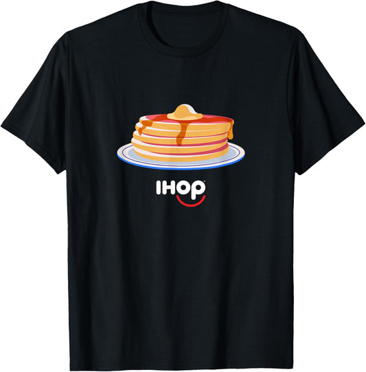 IHOP Classic Pancake Stack T-Shirt - T-Shirt | Black