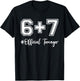 Funny 13th Birthday Official Teenager 6+7 Year Old Boys Kids T-Shirt - T-Shirt | Black