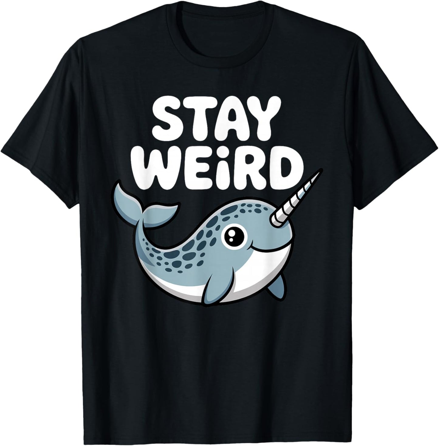 Cool Narwhal Art Women Kids Narwhal Costume Narwhal T-Shirt - T-Shirt | Black