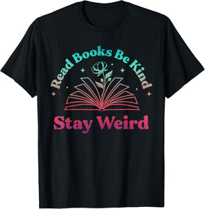 Books Reading Lover Bookworm Nerd Librarian Book Reader T-Shirt - T-Shirt | Black