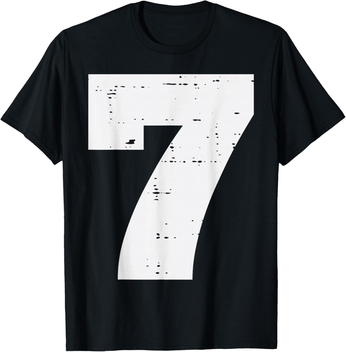 Number 7 Matching 67 Meme Halloween 7th Birthday Kids Boys T-Shirt - T-Shirt | Black