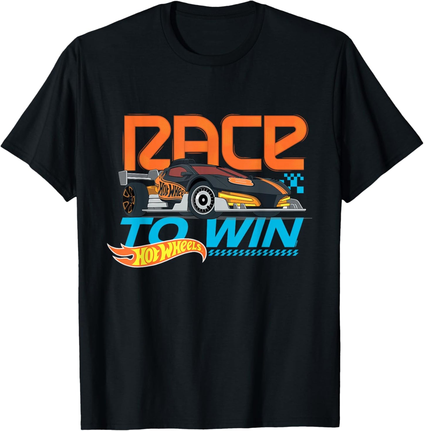 Hot Wheels Race to Win T-Shirt - T-Shirt | Black