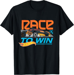 Hot Wheels Race to Win T-Shirt - T-Shirt | Black