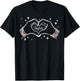 Heart Hands Taylor First Name Girl Vintage 70's 80's T-Shirt - T-Shirt | Black