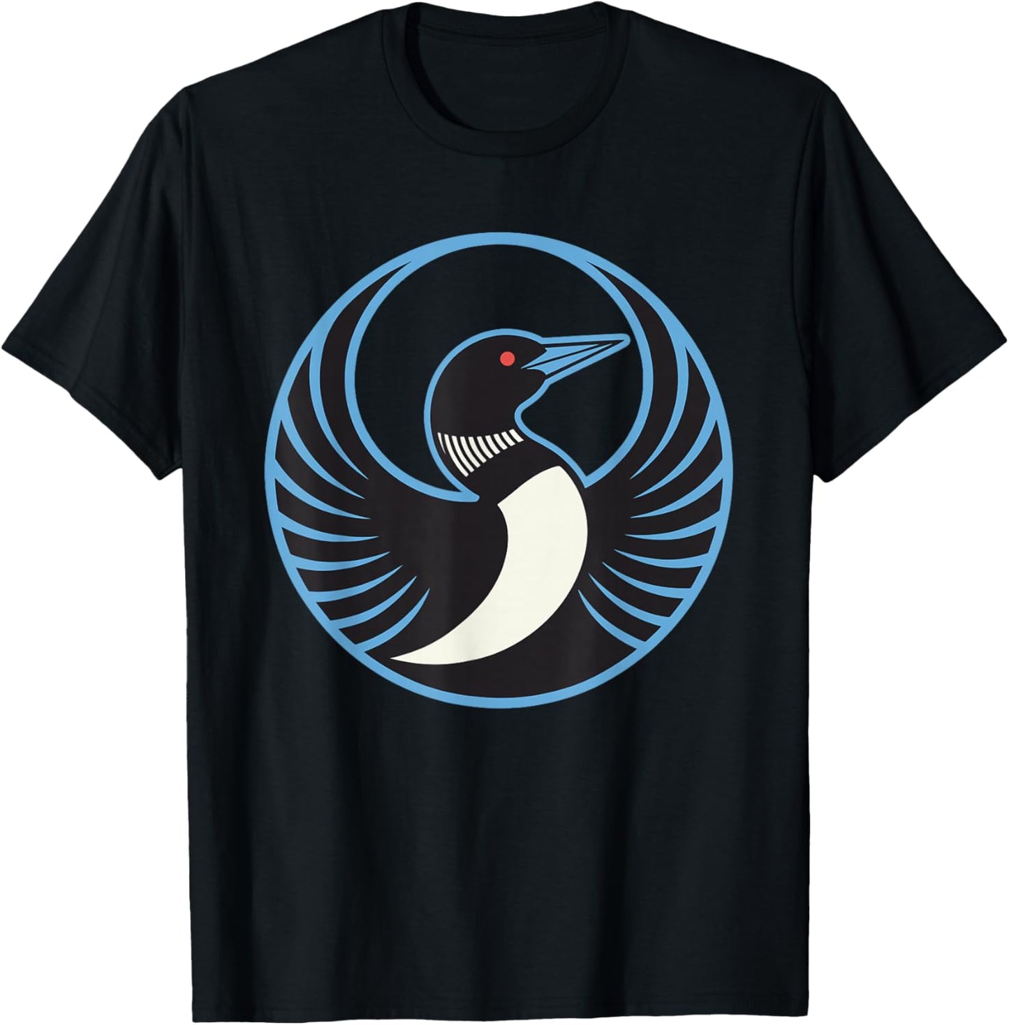Minnesota Rebel Loon T-Shirt - T-Shirt | Black