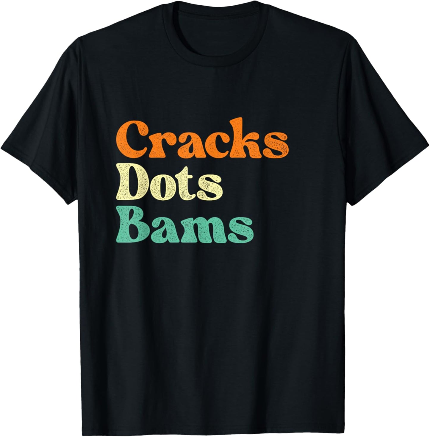 Cracks Dots Bams - Mahjong Lover Mah Jong Player T-Shirt - T-Shirt | Black