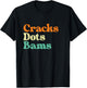 Cracks Dots Bams - Mahjong Lover Mah Jong Player T-Shirt - T-Shirt | Black