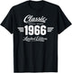 60th Birthday Man Woman 60 Years 1966 Decorative Gift Funny T-Shirt - T-Shirt | Black