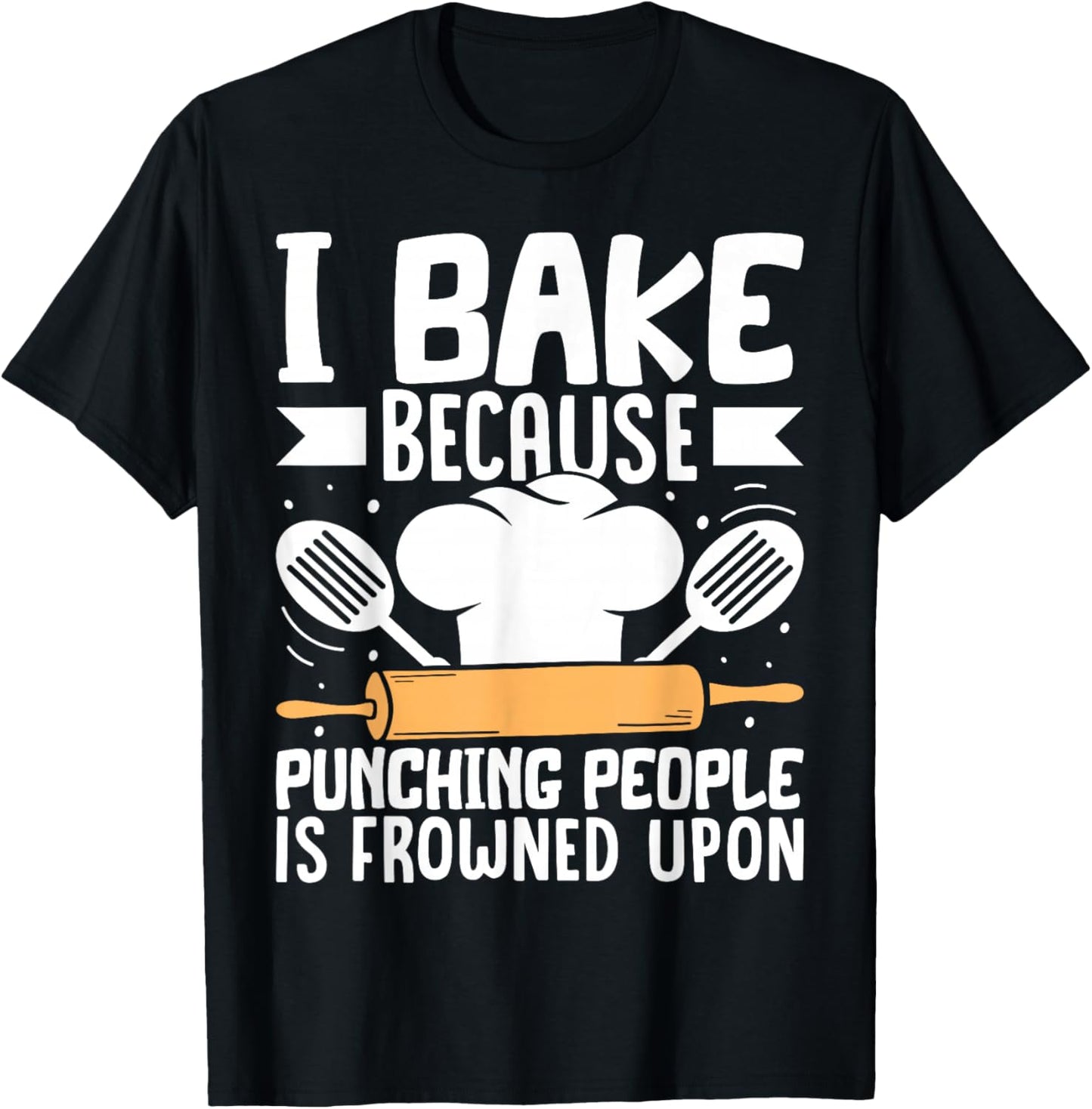 Baking Lover Baker & Cupcake Pastry Chef Bakery T-Shirt - T-Shirt | Black
