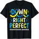 Down Syndrome Awareness Support World Down Syndrome Day T-Shirt - T-Shirt | Black