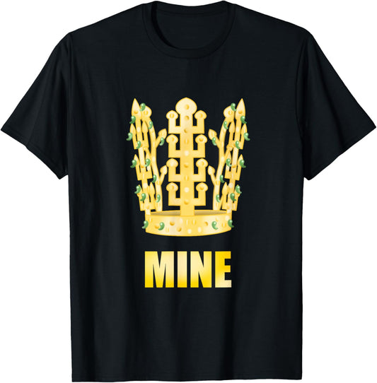 Korea Golden Crown King Silla Kingdom Royal Korean T-Shirt - T-Shirt | Black