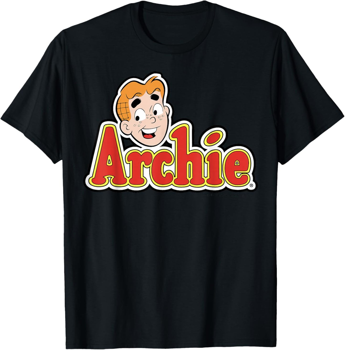 Archie Comics Logo Character Face T-Shirt - T-Shirt | Black