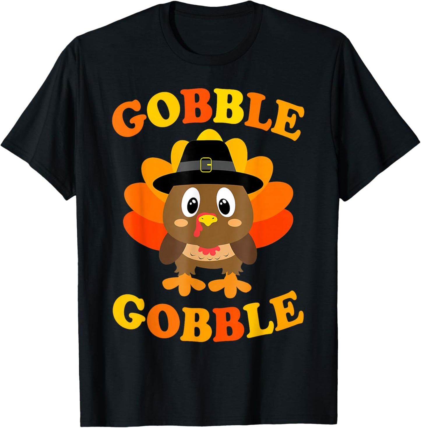 Funny Thanksgiving Gobble Turkey Family Matching Men Women T-Shirt - T-Shirt | Black