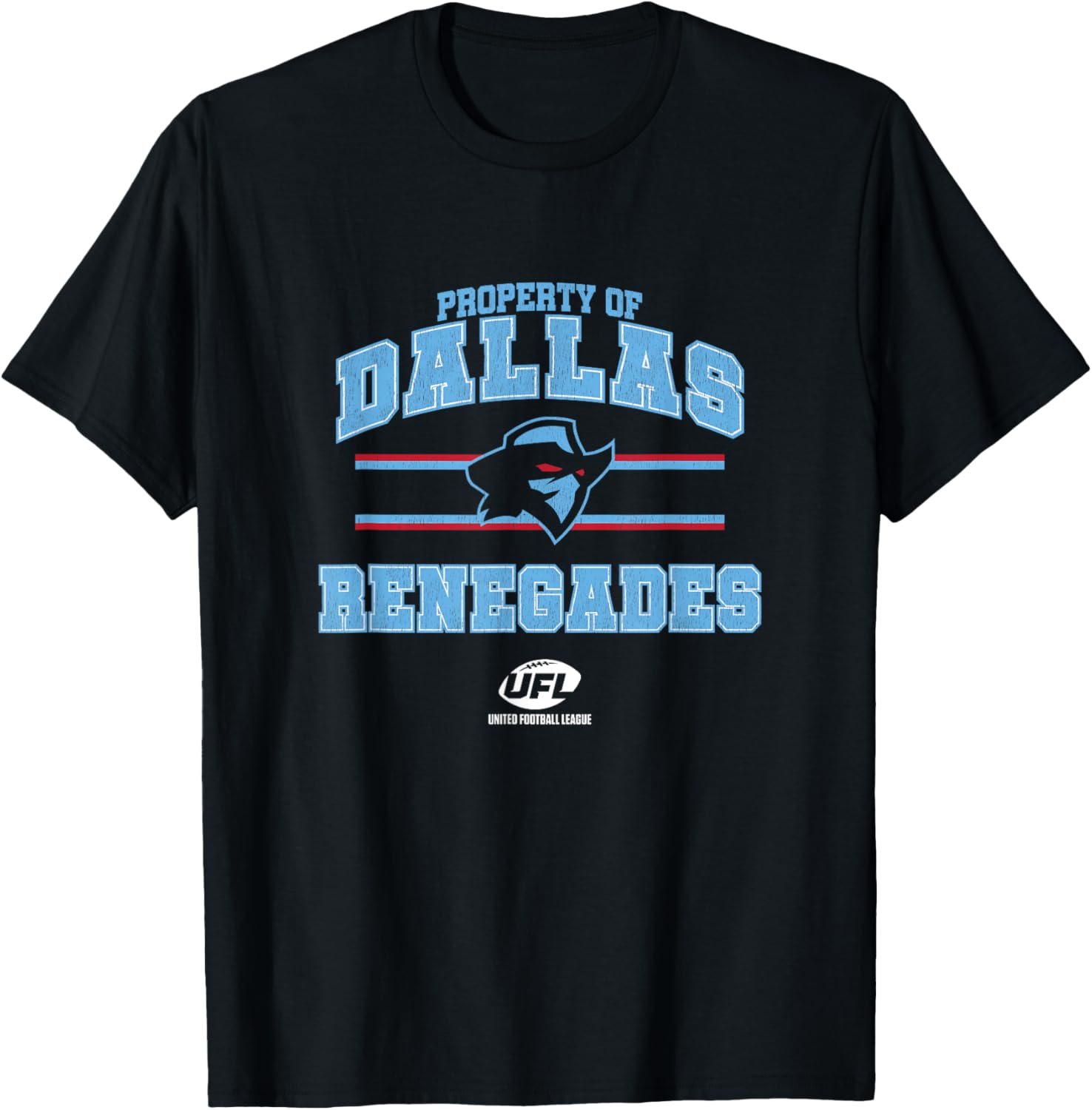 Property of Dallas Renegades T-Shirt - T-Shirt | Black