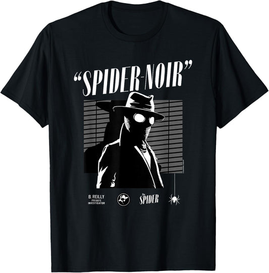Marvel Spider-Noir The Spider Cool Portait T-Shirt - T-Shirt | Black