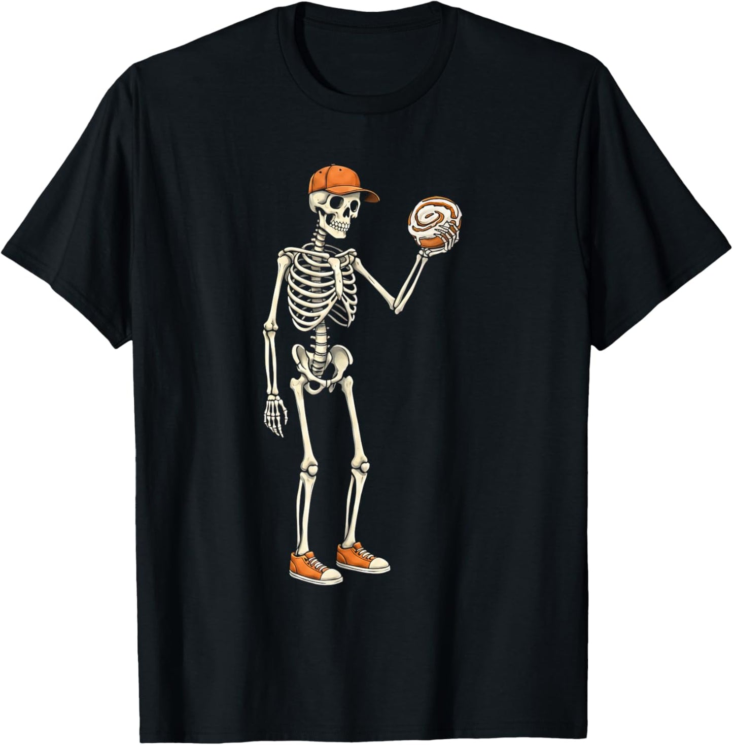 Honey Bun Skeleton Halloween Funny Boys Kids T-Shirt - T-Shirt | Black