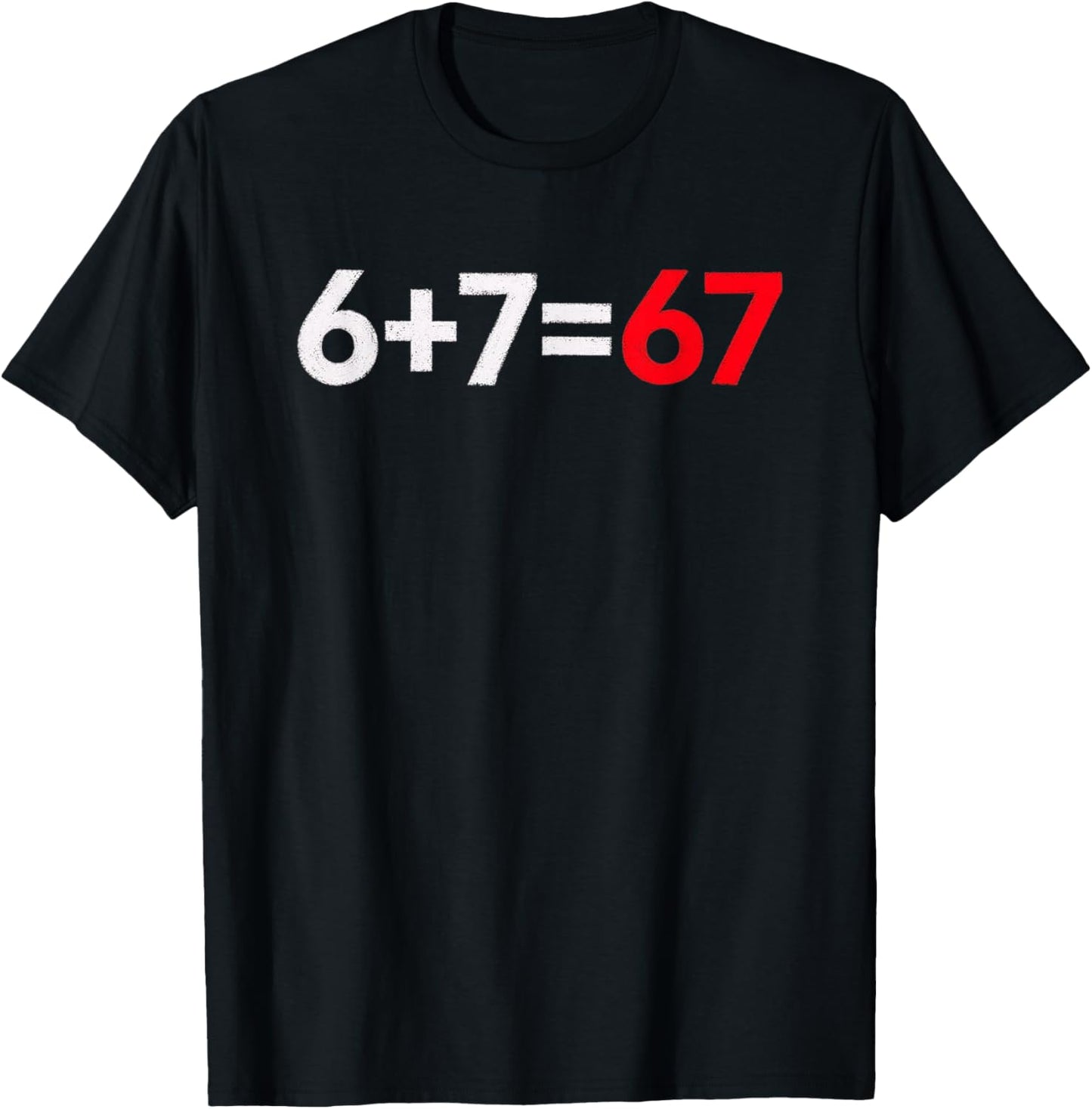 67 Shirt, Funny Shirts 67 Kid Meme six Seven Graphic T-Shirt - T-Shirt | Black