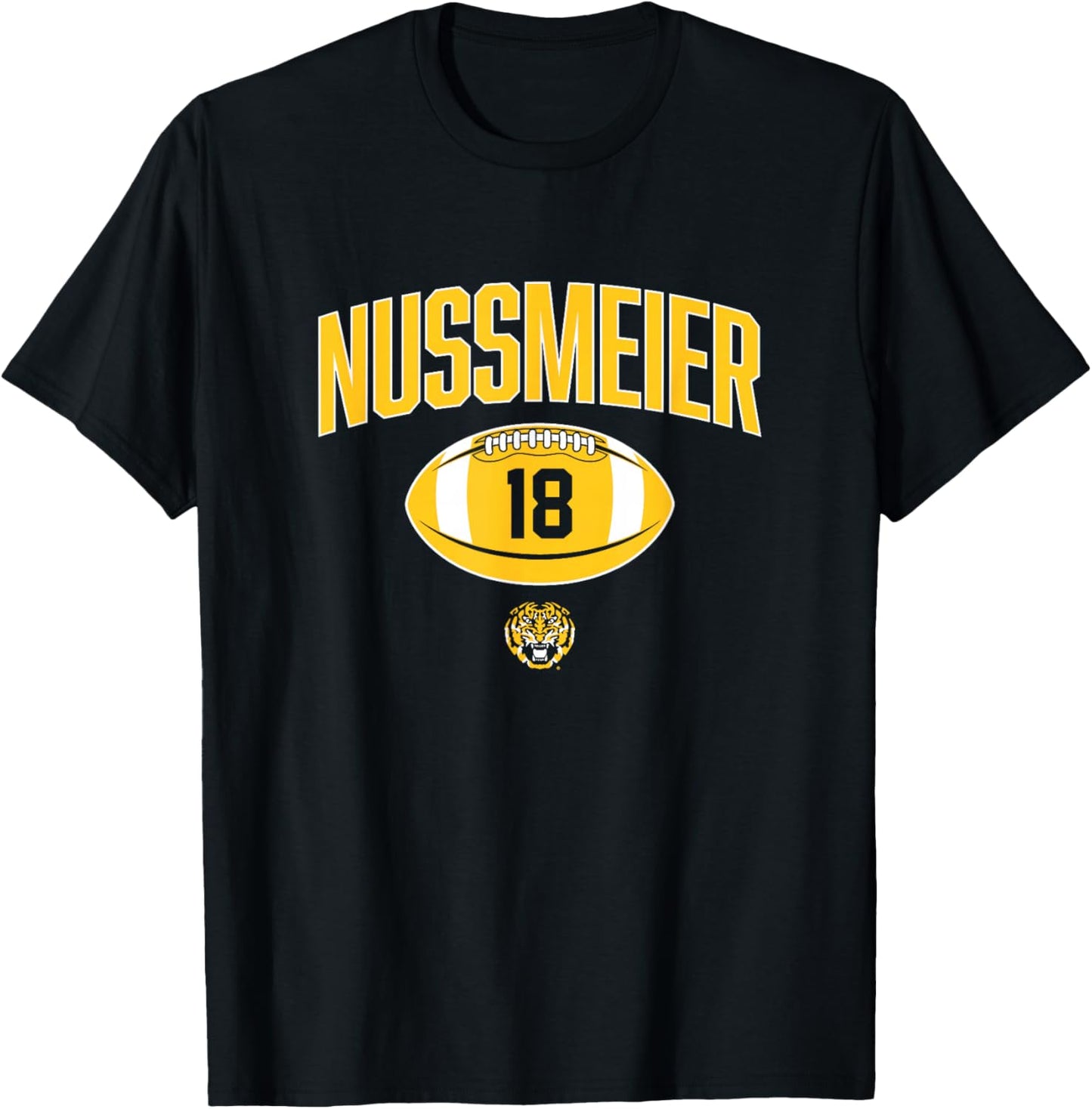 LSU Football: Garrett Nussmeier Player Vintage T-Shirt - T-Shirt | Black