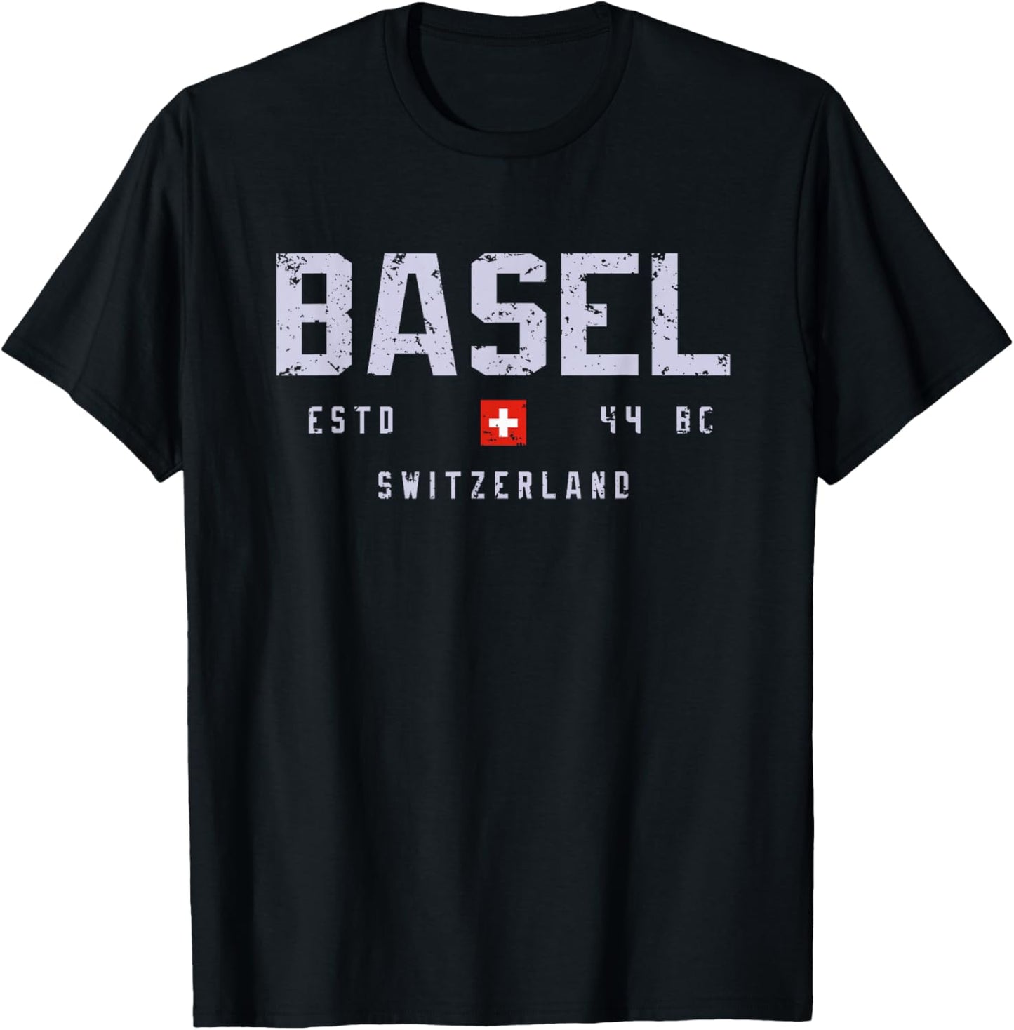 Basel Switzerland Field/Basel Switzerland T-Shirt - T-Shirt | Black