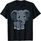 Cute Elephant for Kids T-Shirt - T-Shirt | Black