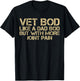 Funny Veteran Vet BOD Like Dad BOD But with More Joint Pain T-Shirt - T-Shirt | Black