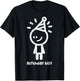 Stickman Birthday Guy Funny Sitck Man Party Men Boys Kids T-Shirt - T-Shirt | Black