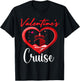 Funny Cruise Love Squad Valentine’s Day Vacation T-Shirt - T-Shirt | Black