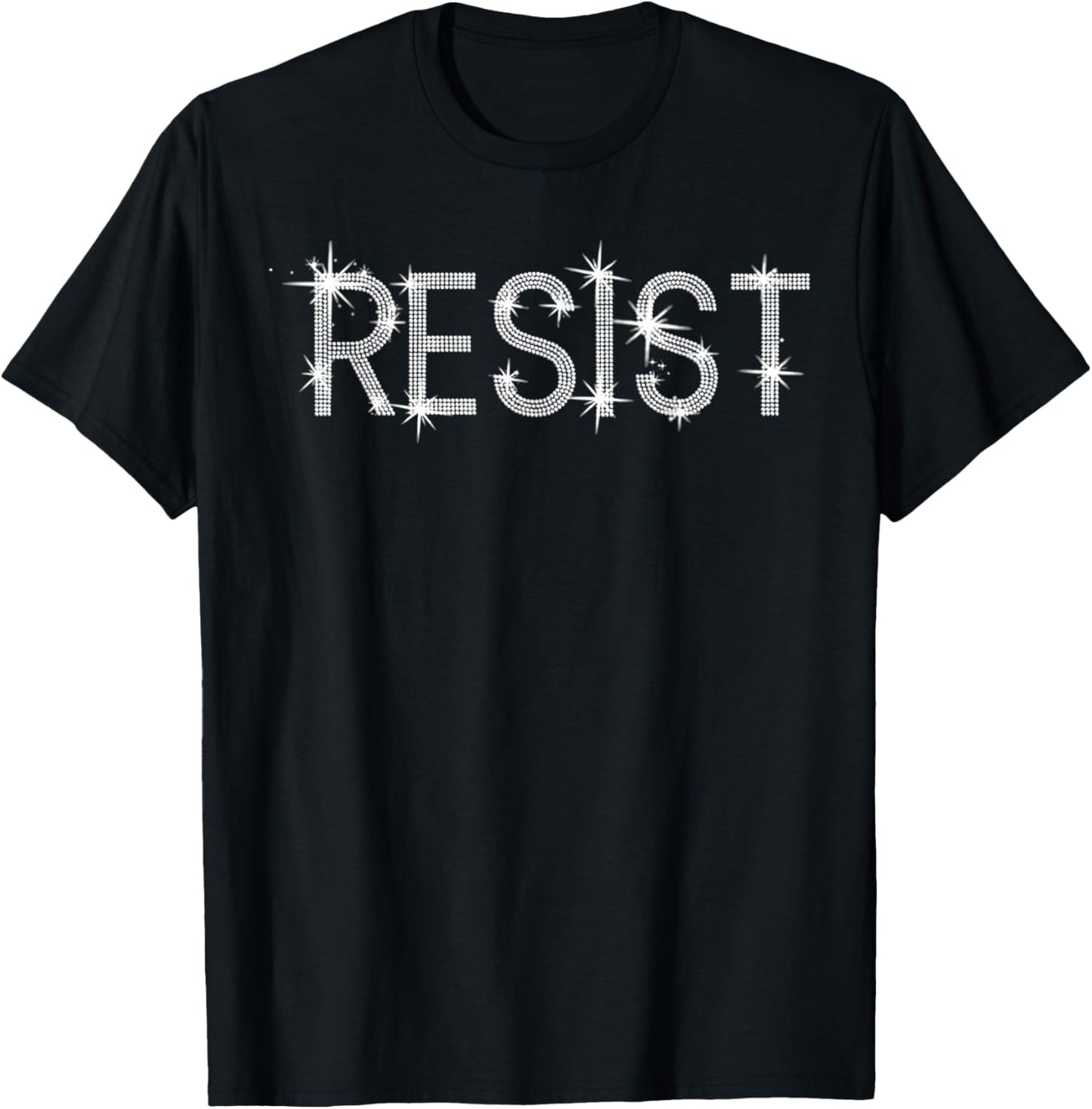 Sparkle Resist Men Women T-Shirt - T-Shirt | Black
