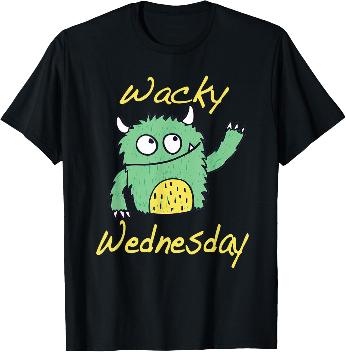 Wacky Wednesday Kids and Teachers | Mismatch Day Spirit Week T-Shirt - T-Shirt | Black