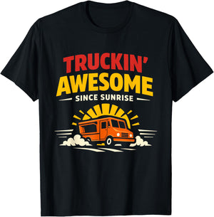 Food Truck Life Crew Mobile Kitchen Hustle Culture Urban T-Shirt - T-Shirt | Black