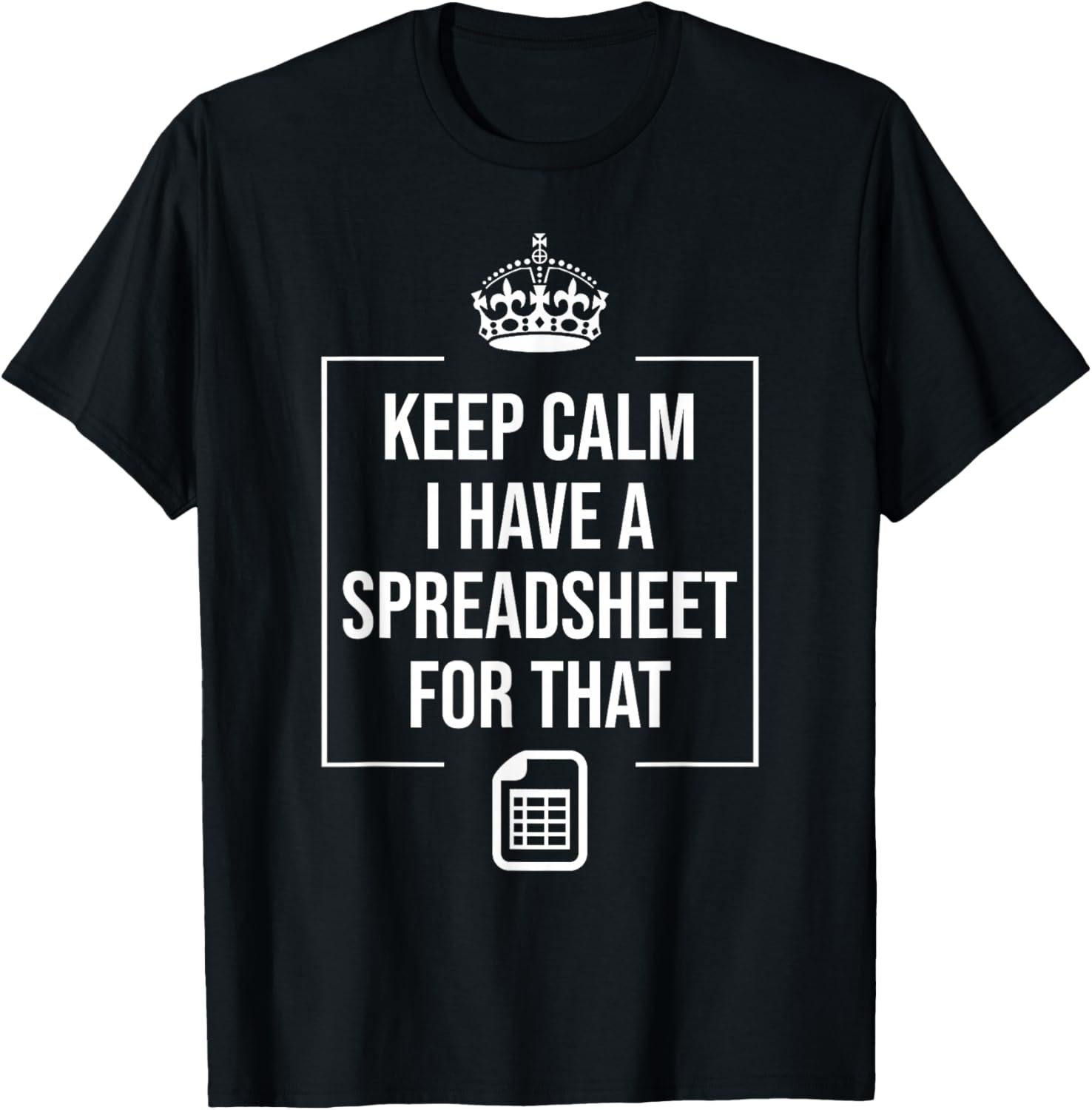 Best Accountant Design Women Spreadsheet Accounting T-Shirt - T-Shirt | Black