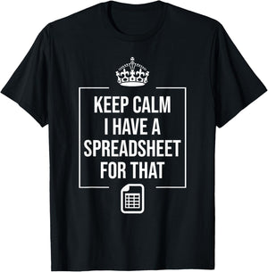 Best Accountant Design Women Spreadsheet Accounting T-Shirt - T-Shirt | Black