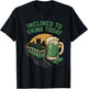 Inclined to Drink Today St Patrick's Day Irish Beer Drinking T-Shirt - T-Shirt | Black
