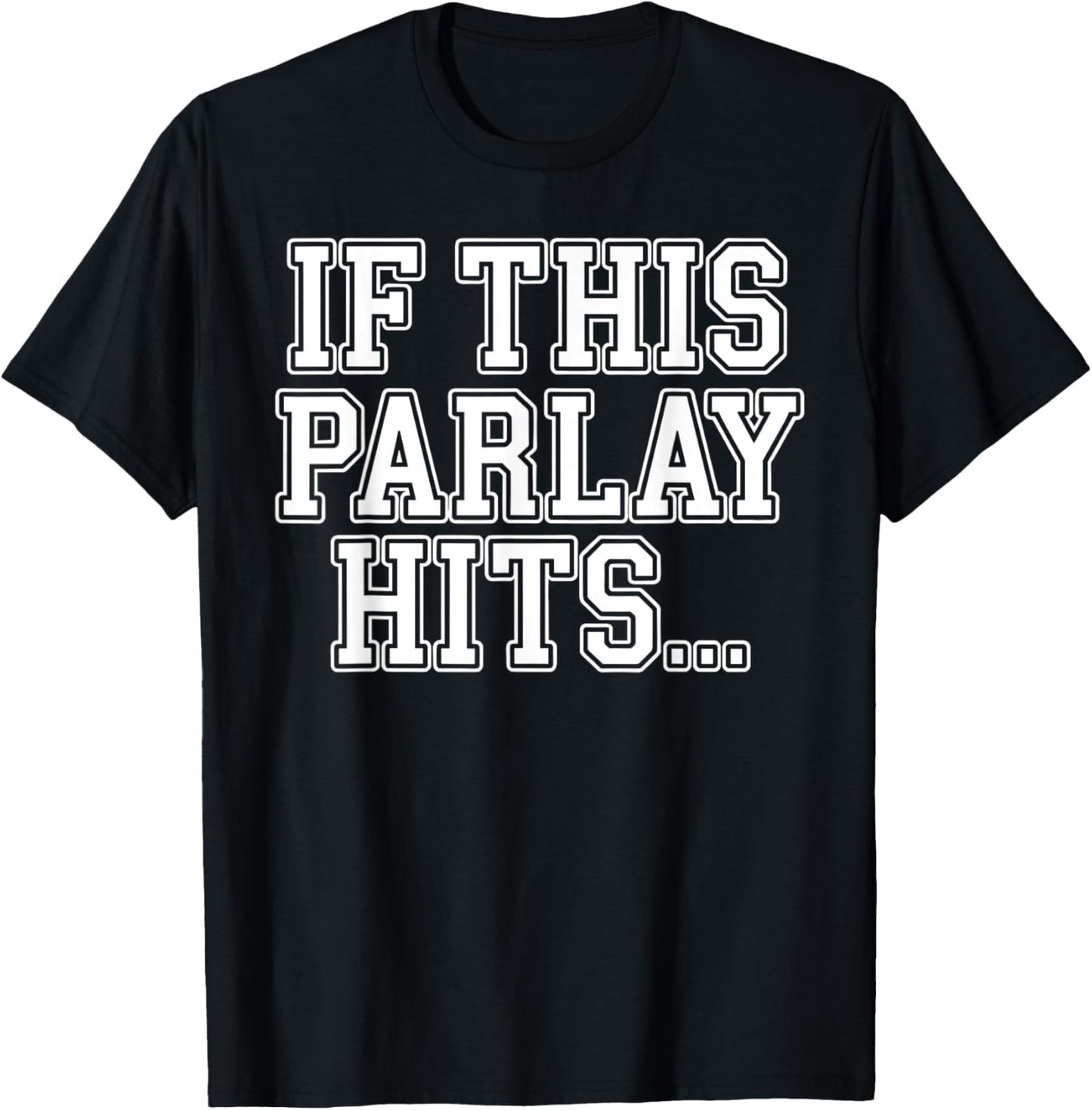 Best Parlay Art Women Sports Gambling Sports Betting T-Shirt - T-Shirt | Black
