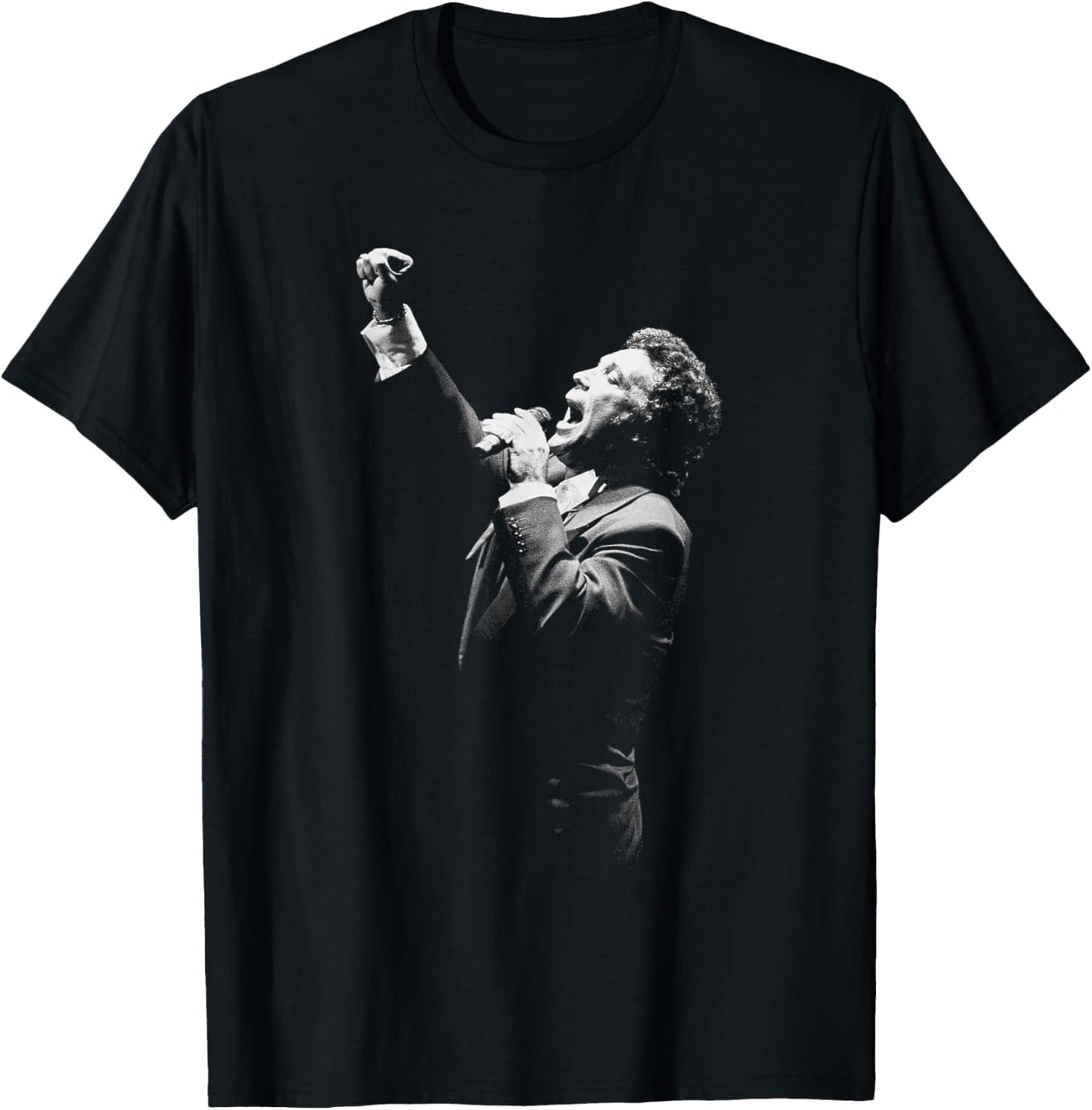 Singer Tom Jones Live Liverpool Empire Theatre T-Shirt - T-Shirt | Black