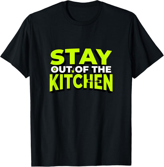 Pickleball - Stay Out of The Kitchen T-Shirt - T-Shirt | Black
