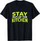 Pickleball - Stay Out of The Kitchen T-Shirt - T-Shirt | Black