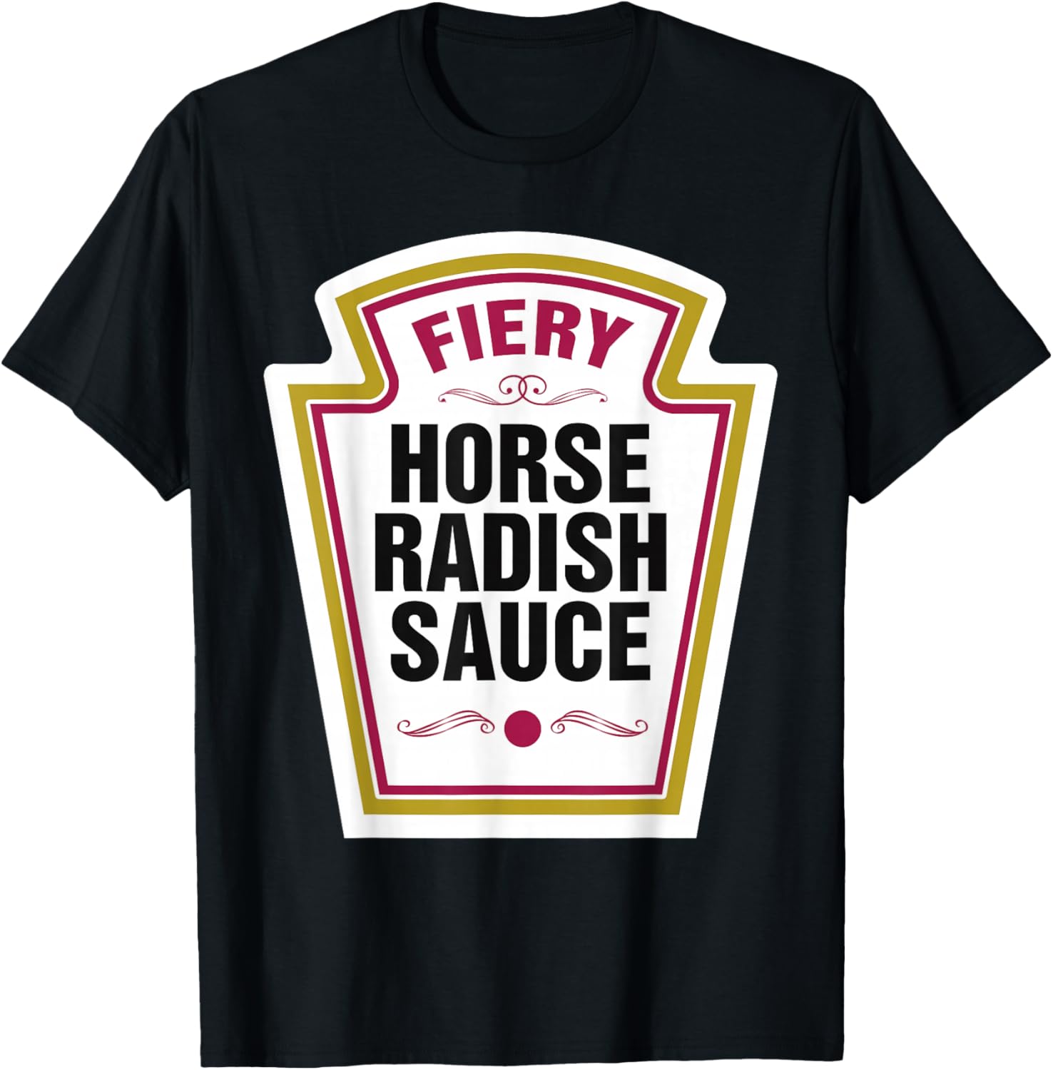 Horseradish Sauce Halloween Costume Family Group Matching T-Shirt - T-Shirt | Black
