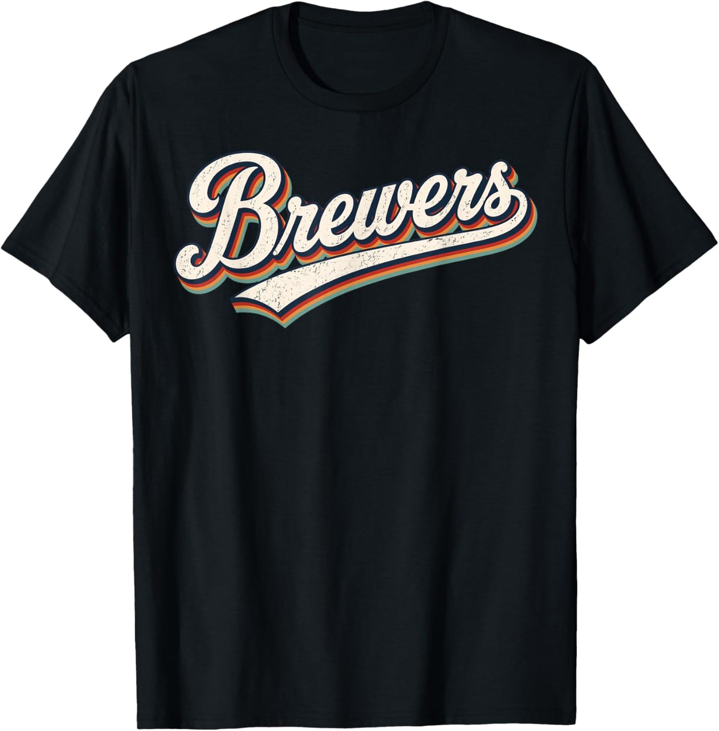 Vintage Brewers Retro Classic Gifts Women Kids T-Shirt - T-Shirt | Black