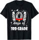 101 Days of 3rd Grade 100 Days of School Kids Teacher T-Shirt - T-Shirt | Black