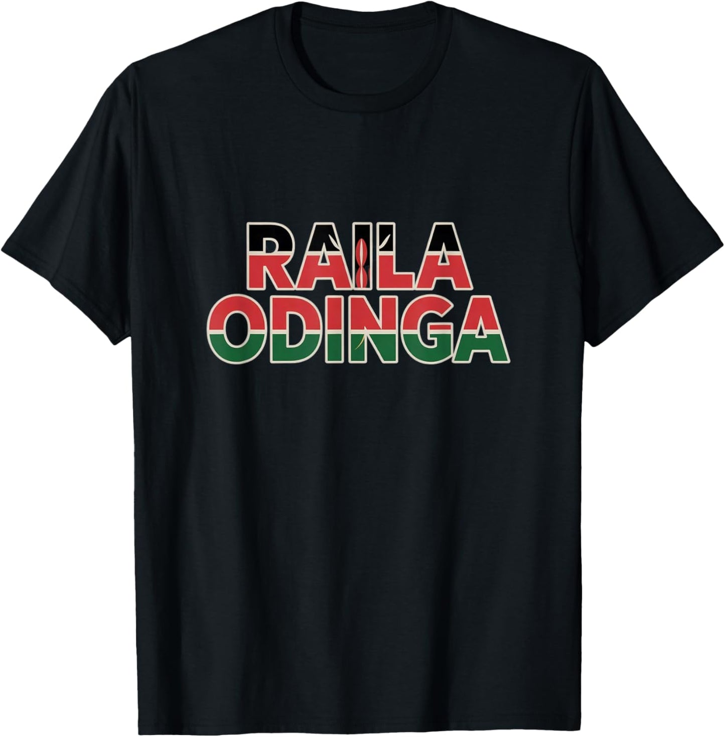 Raila Odinga - Farewell Baba, Kenyan Pride T-Shirt - T-Shirt | Black