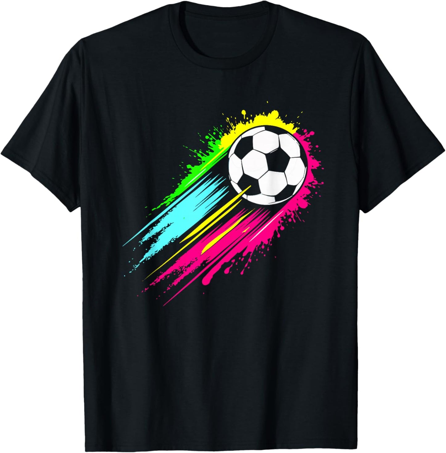 Soccer Ball Soccer Player Soccer Boys Soccer T-Shirt - T-Shirt | Black