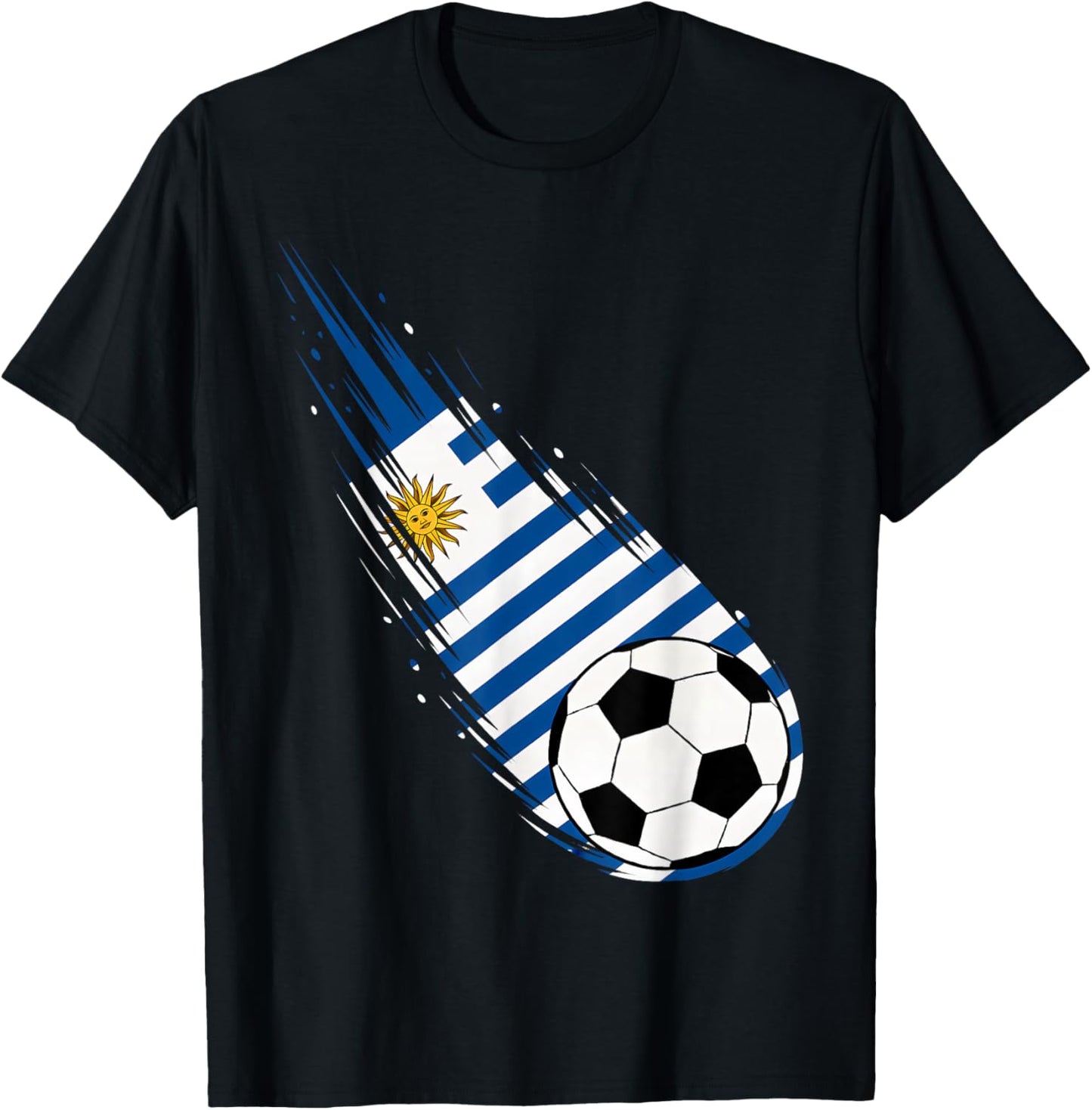Uruguay Flag Graphic Uruguay Pride Heritage T-Shirt - T-Shirt | Black