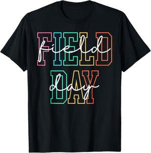 School Field Day, Happy Field Day T-Shirt - T-Shirt | Black