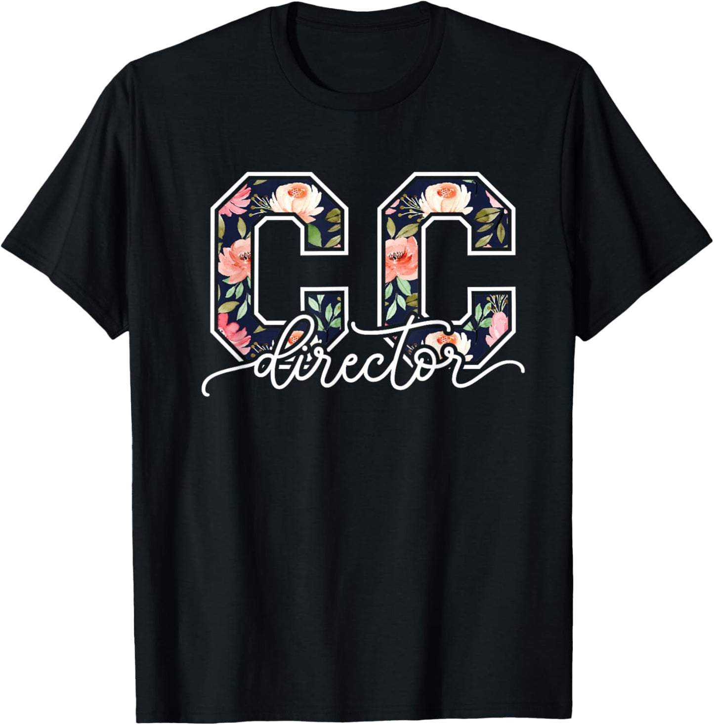 Classical Conversations Floral Design for CC Director T-Shirt - T-Shirt | Black