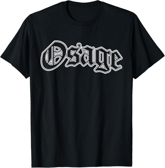 Osage Native American Indian T-Shirt - T-Shirt | Black