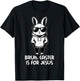 Bruh Easter is for Jesus Bunny Christian Men Boys Kids Women T-Shirt - T-Shirt | Black